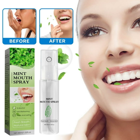 WIFKLSIIPG Breath Men's Fresh Breath Net Flavor Stay Fragrant Portable Mint Flavor Women's Breath Spray Use After Meals 30ml