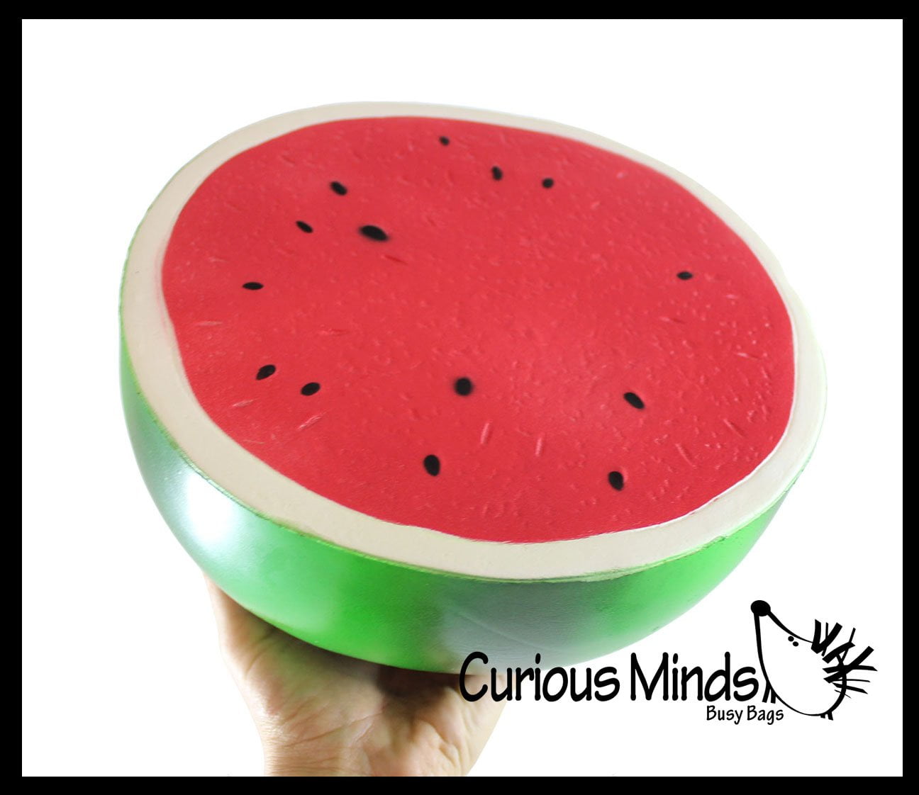 Junson Cute Fruit Squishy Toys Squeeze Watermelon Slow Rising Extrusion Toy-Red 