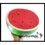JUMBO Watermelon Squishy Slow Rise Foam Food Fruit - Scented Sensory, Stress, Fidget Toy