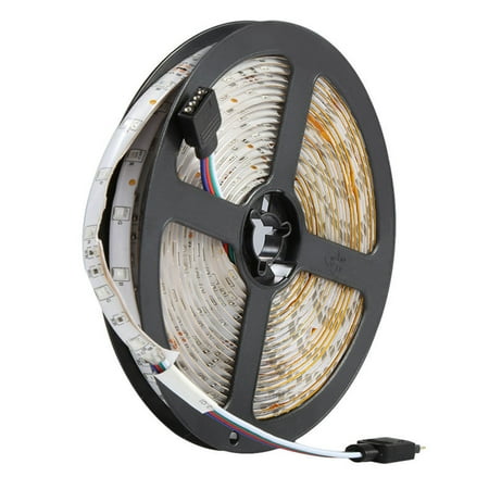 

5M 300Leds 3528 Smd Rgb Led Light Strip + 24 Key Ir Remote Controller Non-Waterproof Dc12V 60Leds/M Flexible Lighting Ribbon Tape Us Plug