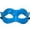 A001- Blue, variant on Blue Masquerade Mask, Hard Painted Face Mask, Mask for Masquerade Party, Halloween Accessory for Men and Women, 1 Pack