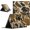 Black Brown, variant on Cool Black Brown Camouflage Tablet Case for Samsung Galaxy Tab S6 Lite 10.4 Inch, Trendy Camo Leopard Print Pattern Design Cover Stand Folio PU Leather Funda for Boy Men Girls