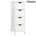 thumbnail image 6 of Ktaxon Bathroom Floor Storage Cabinet with 4 Drawers, Small Cabinet for Bedroom Kitchen, MDF White, 6 of 19