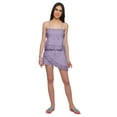 thumbnail image 1 of Moomaya Ensemble de Pyjama en Coton à Bretelles Spaghetti et Short pour Femmes, 1 of 6