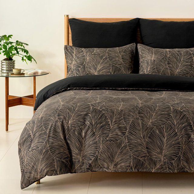 Reversible Duvet Cover Queen Tree Branch Pattern Queen Duvet Cover Set pc Soft Microfiber Breathable Botanical Bedding Sets with Zipper Ties