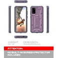 thumbnail image 2 of ArmadilloTek Vanguard Case Compatible with Samsung Galaxy S20 (6.2 inches) Military Grade Full-Body Rugged with Built-in Kickstand [Screenless Version] - Purple, 2 of 4