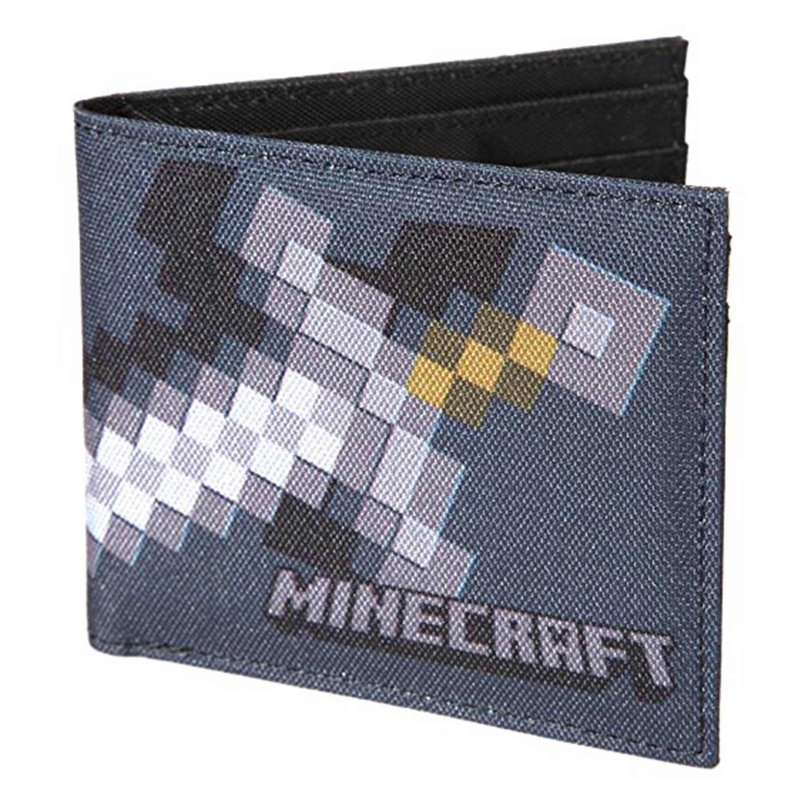 Minecraft Sword Black BiFold Wallet