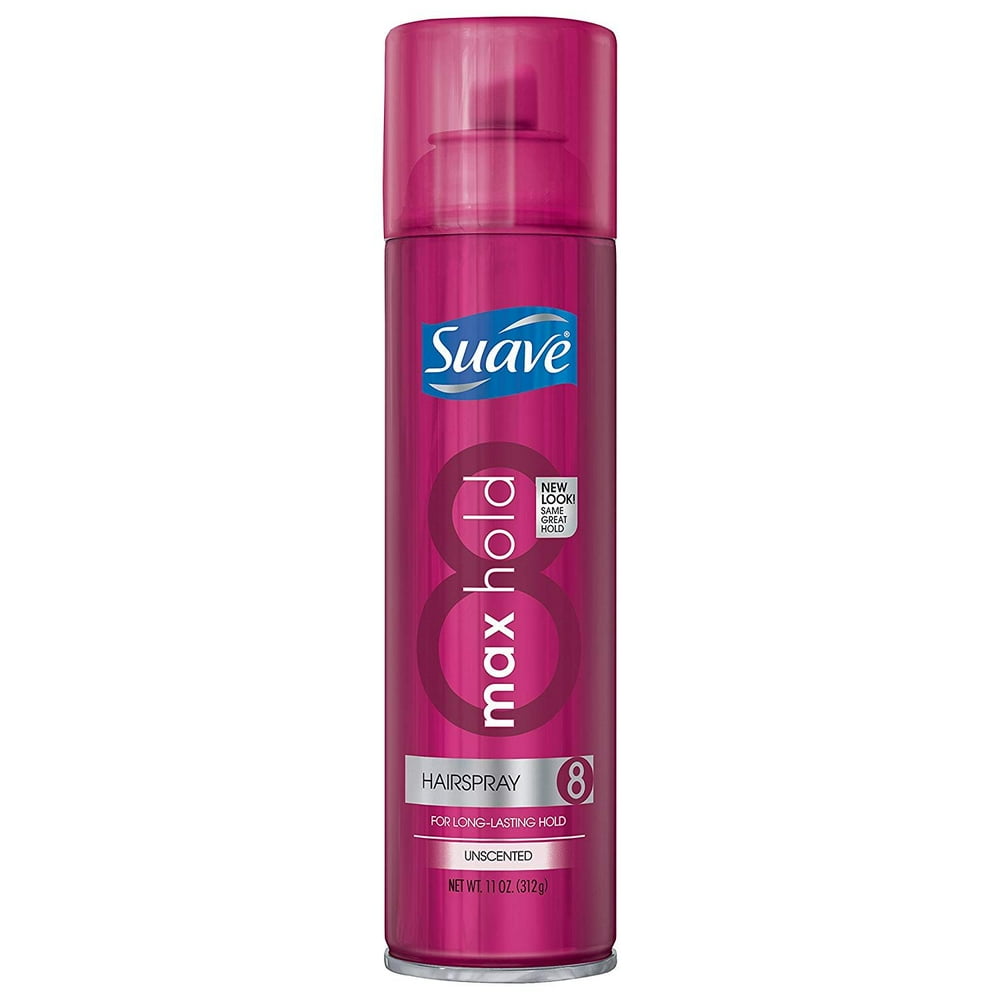 Suave Max Hold 8 Unscented Hair Spray, 11 Ounce
