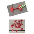 thumbnail image 2 of SHISUYAN 8 Pcs Clous de Pont en Alliage d'Aluminium, Clous de Sol Réglables en Forme d'Arêtes de Poisson, Piquets de Tente de Mariage, Chemin de Terrasse (Chacun 2 Rouge, Bleu, Noir et Or), 2 of 9