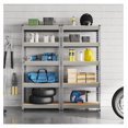 thumbnail image 5 of TYUIOP 3 PCS 5-Tier Utility Shelves, Metal Storage Shelves Garage Shelving Unit Adjustable Garage Storage Shelves Storage Racks Heavy Duty Shed Shelving - Light Gray, 27.5 x 12 x 60 Inch, 5 of 5