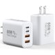 thumbnail image 1 of Bloque de carga USB C, 60 W, 4 puertos, tipo C, carga rápida, paquete de 2, 1 of 7