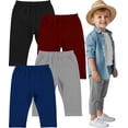 thumbnail image 6 of ToBeInStyle Boy's 4-Pack Casual Capri Pants Relaxed Fit - Classic - 0-3 Months, 6 of 9