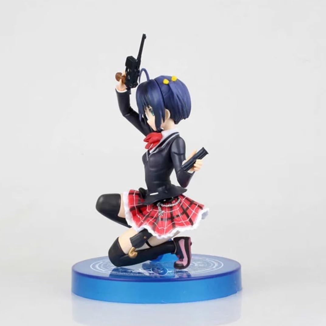 New Takanashi Rikka (Squat Ver) Character Anime Model Statue Action Figures Desktop Ornament Popular Decorations Fan Souvenirs Creative Gift Collectable