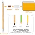 thumbnail image 3 of LAICAIW 6 PCS Inkless Pencil, Infinity Pencil, Everlasting Pencil with Rubbers on The End, Erasable Portable Pencil, Technology Unlimited Eternal Pencil for Writing, Drawing, Students Home Office Sc, 3 of 7