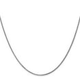 thumbnail image 2 of Primal Gold 14 Karat White Gold 1mm Solid Diamond Cut Spiga Chain, 2 of 4