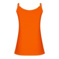 thumbnail image 5 of ICHUANYI Clearance Women's Summer Casual Sleeveless Blouse V Neck Tops T-Shirt Vest For Women(Orange, L) ICHUANYI WER2023081004717, 5 of 5