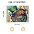 thumbnail image 2 of Awypu  St. Patrick S Day Painting Clover Gold Coins Green Grass Canvas Wall Art For Home/Office/Living Room/Bedroom Artwork Decor, 2 of 5