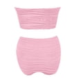 thumbnail image 5 of Riforla Womens Swimsuits Tankini Swimwear Set for Beach with Removable Straps and Pattern Design Two Piece Comfortable Bathing Suits for Women Pink XXL, 5 of 5