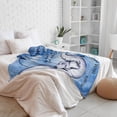 thumbnail image 3 of Grandpa Gifts Blanket 60"x50", Gifts for Grandpa from Granddaughter Grandson, Grandpa Gifts from Grandchildren, Best Granddad Gifts, Great Grandfather Gifts Ideas Throw Blankets, 3 of 5