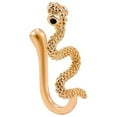 thumbnail image 3 of Snake Shaped Nose , Body Jewelry, Non Pierced Excellent Workmanship, Clip on Nose Stud, Durable Punk Nose Hoop Golden, 3 of 8