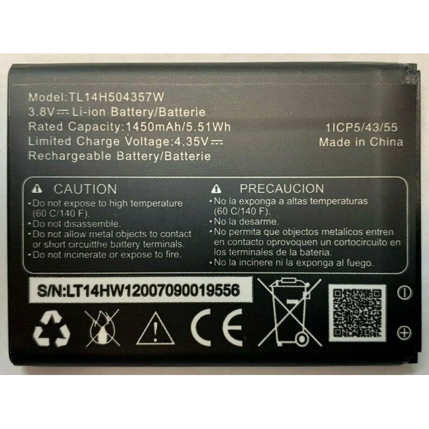 Replacement Battery for AT&T Cingular Flip IV U102AA TL14H5044357W