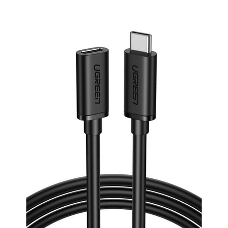 UGREEN USB C Extension Cable, USB C Male to Female Extension Cable, USB 3.2 10Gbps Transfer, 100W Fast Charging, 4K@60HZ Type C Cable Adapter Extender for MacBook iPad Dell Surface Switch Hub, 1.5FT