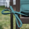 thumbnail image 5 of Mainstays 15.5" x 17" Turquoise Blue Rectangle Outdoor Seat Pad (2 Pack), 5 of 9