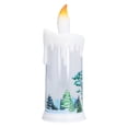 thumbnail image 4 of Luces Decorativas Jadeshay Muñeco de Nieve Vela Navideña LED con Globo de Nieve, 4 of 8