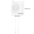 thumbnail image 4 of Ventilador De Escape De 12 W Extractor De Ventilación De Bajo Ruido Potente Circulador De Aire Para Baño Olor Doméstico Humedad Ventilador De Aire La Pared Para Cocina Sótano Inodoro Garaje Yuarrent HA015014-00, 4 of 7
