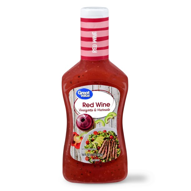 Great Value Red Wine Vinaigrette & Marinade, 16 oz
