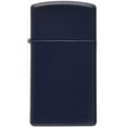 thumbnail image 2 of Zippo 1639 Slim Navy Matte Metal Refillable Windproof Lighter, 2 of 4