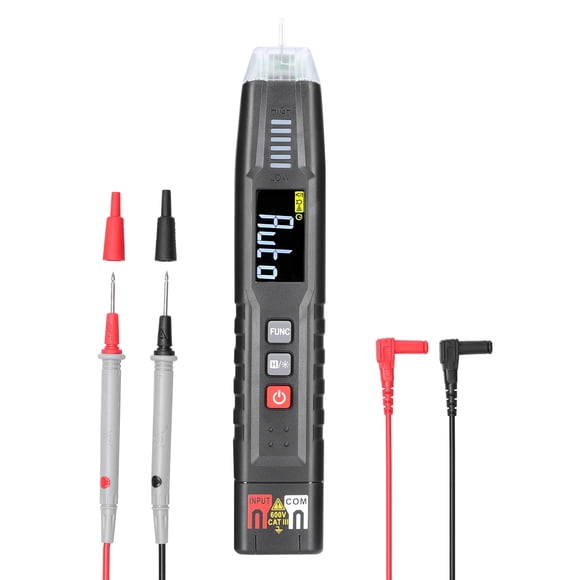 MAYILON 600V Pen Type Portable Multimeter Multifunctional Intelligent Digital Multimeter NCV Voltage Resistance Capacitance Frequency Test 4000 Counts Data Hold with Flashlight