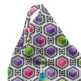 thumbnail image 5 of Abstract Lounger Chair Bag, Rhythmic Geometric Shapes Colorful Optical Illusion Cubes Pop Illustration, High Capacity Storage with Handle Container, Lounger Size, Multicolor, by Ambesonne, 5 of 5
