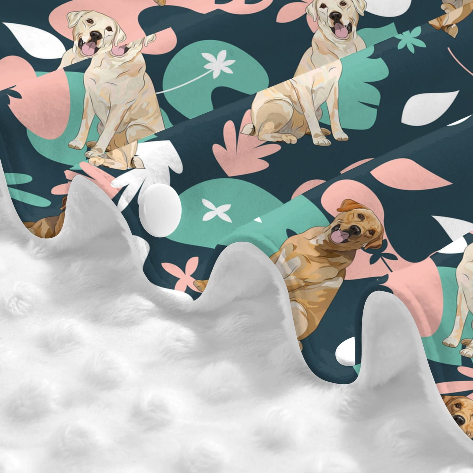 Car Seat Cover Baby - Labrador Retriever Dog Green Pink Breathable Infant Car Seat Cover for Baby Carseat, Lightweight Comfort Baby Essentials Must Haves Newborn Stuff for Girl Boy