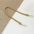 thumbnail image 4 of 1Pc Handmade Weave Curtain Tieback Gold Curtain Holder Clip Buckle Rope Home Decorative Room Accessories Curtain Tie Backs, 4 of 9