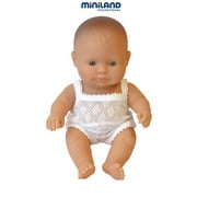 Miniland Educational - Newborn Baby Doll European Boy (21cm, 8 28)