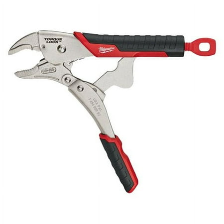 UPC: 0045242324965 | Milwaukee 48-22-3410 – Torque Lock 10  Gripped Curved Jaws Locking Pliers