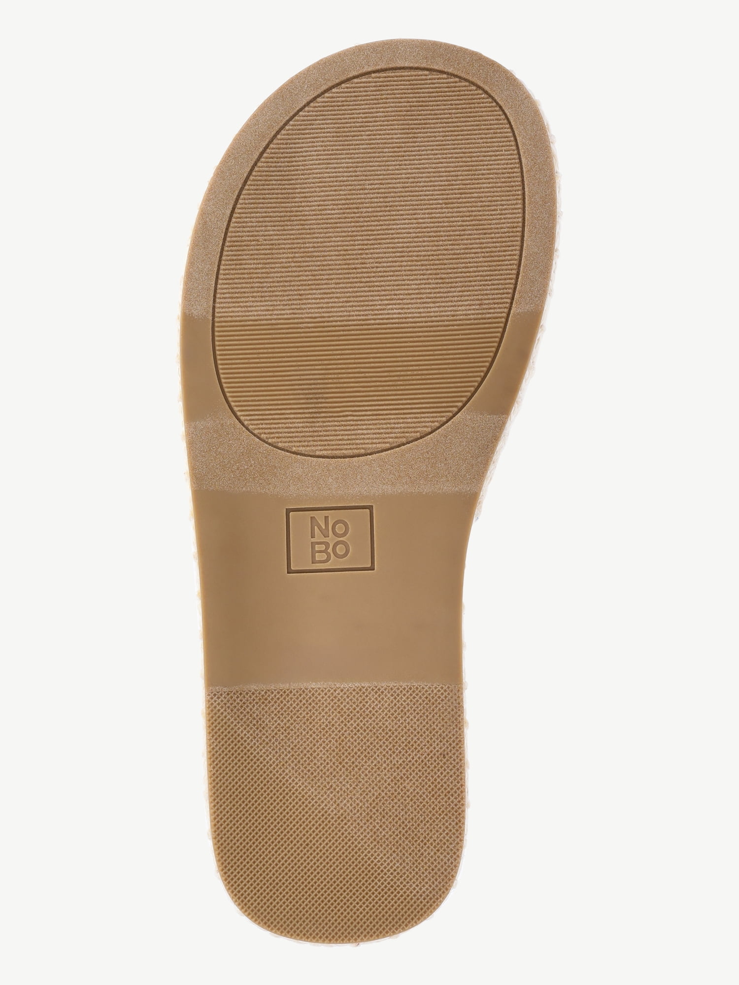 No Boundaries Raffia Platform Thong Sandals, Women's