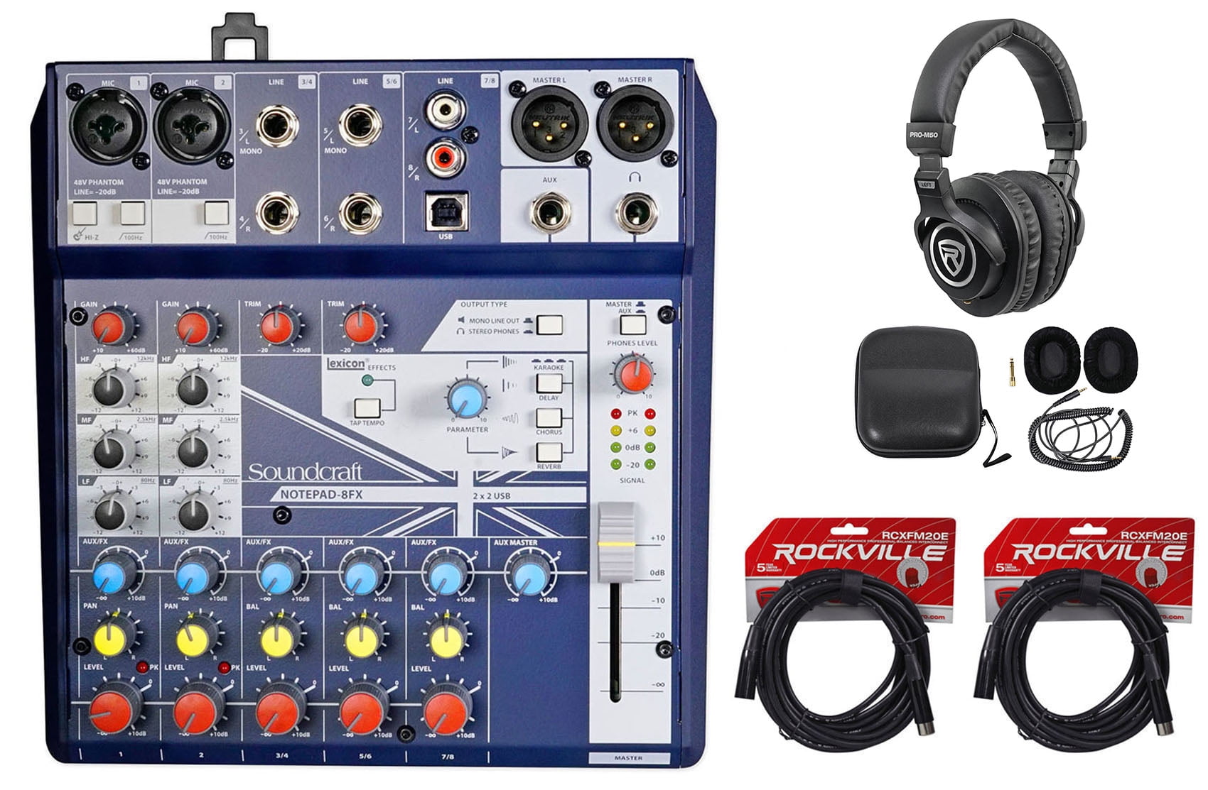 【＄chi-bakun＄ 】Soundcraft NOTEPAD-12FX Soundcraft Notepad-12FX 12-Channel Mixer w/USB I/O + Effects +