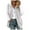 Gray, variant on Brnmxoke Oversized Winter Coats for Women,Women Fleece Hooded Jacket Plus Size Full Zip Up Warm Fuzzy Fluffy Sherpa Jacket Color Block Patchwork Two Pockets Coat Outwear