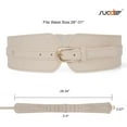 thumbnail image 5 of Womens Wide Elastic Waist Belt for Dress Ladies Stretch Cinch Belt for Women, 5 of 7