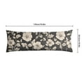 thumbnail image 5 of Watercolor Flower Body Pillow Cover 20x54 - Aesthetic Floral Design Long Pillow Case with Invisible Zipper - Soft Full Body Pillow Protector - Machine Washable Cozy Slipcover for Sleeping, 5 of 6