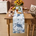 thumbnail image 2 of Blue Turtle Coastal Table Runner 120 Inches, Beach Starfish Nautical Coral Ombre Bed Runner Dresser Scarves Tabletop for Indoor Outdoor Parties/Ceremony/Banquet, 13"x 120", 2 of 9