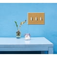 thumbnail image 5 of WIRESTER 3-Gang Toggle Wall Plate/Switch Plate Cover, Bamboo Wood Texture, 5 of 6