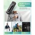thumbnail image 6 of Ultra HD 2-in-1 Sports Video & Audio Recorder, 1080P Wearable Body Camera, 5H Record, IR Night Vision, Wide Angle, Clip-On Sports Recorder (1PC), 6 of 9