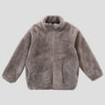 thumbnail image 4 of Toddler Kids Baby Boys Girls Fashion Cute Solid Color Windproof Pocket Zipper Jacket Keep Warm Coat, 4 of 4
