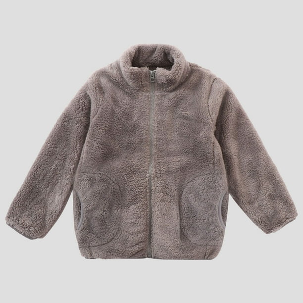 Kids fuzzy jacket cheap