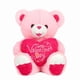 thumbnail image 1 of Muñeca Oso de peluche rosa de 20 cm con corazón, suave y acogedor, ideal para San Valentín (1 unidad) JASKFLY, 1 of 9