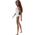 thumbnail image 4 of Barbie White Swimwear Beach Doll, Brunette, 4 of 4