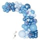 thumbnail image 2 of Globos de fiesta Decoraciones para fiestas Globos de látex multifunción para manualidades con globos Azul 104 piezas, 2 of 9